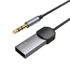 Adapteris Audio Bluetooth AUX Tech-Protect Ultraboost pilkos spalvos