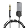 Adapteris Audio Bluetooth AUX Tech-Protect Ultraboost pilkos spalvos