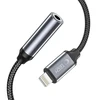 Adapteris for Earphones Lightning – minijack 3,5mm Tech-Protect Ultraboost juodos spalvos
