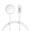 Tech-Protect UltraBoost USB-C belaidis įkroviklis skirtas Apple Watch 1m – baltos spalvos