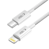 Tech-Protect UltraBoost USB-C / Lightning PD27W/3A laidas 100 cm - pilka