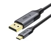 Tech-Protect UltraBoost USB-C prie DisplayPort 1.4 8K 60Hz kabelis 180cm - Juodas