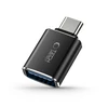 Adapteris USB-C į USB OTG Tech-Protect Ultraboost juodos spalvos