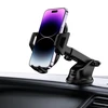Tech-Protect V5 automobilinis telefono laikiklis for cockpit / air vent – juodos spalvos