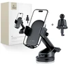 Tech-Protect V7 automobilinis telefono laikiklis for cockpit / air vent – juodos spalvos