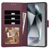 Dėklas Tech-Protect Wallet Samsung Galaxy A56 5G – Burgundy