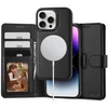 Apple iPhone 16 Pro Tech-Protect Wallet MagSafe dėklas telefonui juodos spalvos