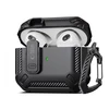 Tech-Protect X-CarboAirPods Pro 1 / 2 – dėklas ausinėms juodos spalvos
