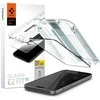 Apsauginis stiklas telefonui Apple iPhone 15 Plus Spigen Glas.tr „EZ Fit” juodos spalvos krašteliu