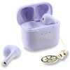 TWS ausinės Guess Glossy Effect Printed Classic Logo & Charm lavender