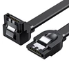 SATA UGREEN US217 kampinis kabelis 0.5m - Juodas