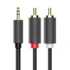 UGREEN AV102 laidas 2x RCA (Cinch) - 3,5 mm 1,5 m