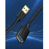 USB 3.0 kabelis UGREEN 10368B, vyriškas, 1 m (juodas)