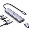 Adapteris HUB UGREEN CM478 USB-C prie HDMI, USB-A 3.0, 2x USB-A 2.0, PD