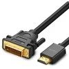 Kabelis Ugreen HDMI-DVI (24+1) kištukai 1.5m dvikryptis (1080P@60Hz) juodas HD106