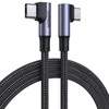 UGREEN US335 Kampinis USB-C kabelis 5A 100W 1m - Juodas