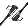 UGREEN US323 USB-C – USB-C kampinis laidas PD 3A 60W 1m