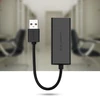 Tinklo adapteris UGREEN CR110 USB į RJ45 (juodas)