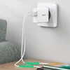 Įkroviklis Ugreen CD170 USB-C / USB-A 36W, baltas