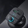 UGREEN CD229 FM siųstuvas Bluetooth 5.0 USB QC 3.0 USB-C PD Micro SD