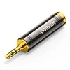 UGREEN adapteris / adapteris 3.5 mm-es lizdas-ről 6.5 / 6.35 mm-es mini jack-re (szürke)