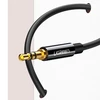 UGREEN AV123 AUX 3.5mm kištukas - 2x 3.5mm lizdai kabelis 0.25m juodas