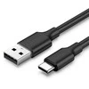 Nikeliu dengtas USB-C kabelis UGREEN 1m juodas