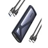 Korpusas UGREEN CM400 M.2 SSD, NVMe, SATA, 10 Gbps, USB-C (pilka)