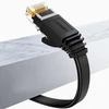 UGREEN Ethernet RJ45 plokščiojo tinklo kabelis, Cat.6, UTP, 5m (juodas)