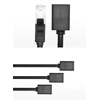 UGREEN Cat 6 FTP Ethernet RJ45 prailginimo lizdai vyrams ir moterims su ekranuojančiais 2 m juodais
