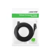 Plokščias tinklo kabelis UGREEN NW106 Ethernet RJ45, Cat.7, STP, 10m (juodas)