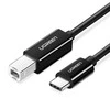 UGREEN US241 to 2m USB 2.0 C-B spausdintuvas cable (juodas)