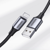 Kabelis UGREEN US199 Lightning į USB, 2.4A, 2m (juodas)