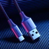 Nikeliuotas USB-C laidas QC3.0 UGREEN 2m su aliuminio kištuku - Juodas
