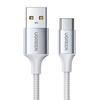 Nikeliu dengtas USB-C kabelis QC3.0 UGREEN 2m