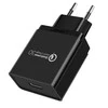 UGREEN CD122 18W QC 3.0 USB sieninis įkroviklis - Juodas