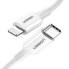 USB-C prie Lightning kabelis UGREEN US171, 3A, 0,25 m (baltas)