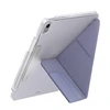 UNIQ dėklas Camden Click Apple iPad Air 13" (2024/2025) violetinės spalvos