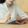 UNIQ Camden Click Apple iPad Air 13″ (2024) Dėklas rožinės spalvos/blush rožinės spalvos