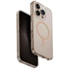 Uniq Clario Magclick įkrovimo dėklas, skirtas iPhone 16 Pro – skaidrus auksinis