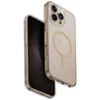 Uniq Clario Magclick įkrovimo dėklas, skirtas iPhone 16 Pro Max – skaidrus auksinis