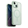 UNIQ dėklas Combat Apple iPhone 15 Plus / 14Plus 6.7" Maglick Charging mėtų spalvos