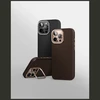 Uniq Keva Max Magclick įkrovimo kameros stovo dėklas, skirtas iPhone 16 Pro Max - rudas