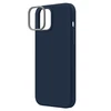 UNIQ dėklas Lino Apple iPhone 14 Plus / 15 Plus 6.7" mėlynos spalvos