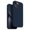 UNIQ dėklas Lino Apple iPhone 14 Plus / 15 Plus 6.7" mėlynos spalvos
