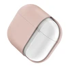 UNIQ dėklas Lino AirPods Pro 2 genSilicone (2022/2023) rožinės spalvos
