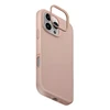 UNIQ dėklas Lino Hue Apple iPhone 16 Pro 6.3"Magclick Charging rožinės spalvos