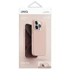 UNIQ dėklas Lino Hue Apple iPhone 15 Pro 6.1″ Magclick Charging blush rožinės spalvos
