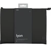 UNIQ Lyon Case laptop Sleeve 16″ midnight juodos spalvos Atsparus vandeniui RPET