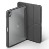UNIQ dėklas Moven Apple iPad Air 10.9" (2022/2020) Apple iPad Air 11" (2024) Antimicrobial pilkos spalvos